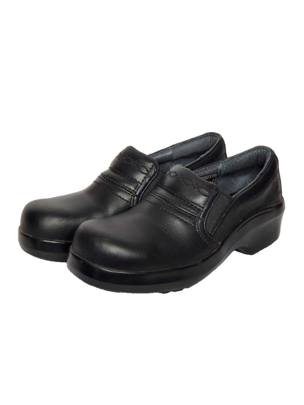 Ariat Expert Safety Clog Slip-On Shoes 8B Composite Toe Nurse Work Matte Black - Picture 2 of 8